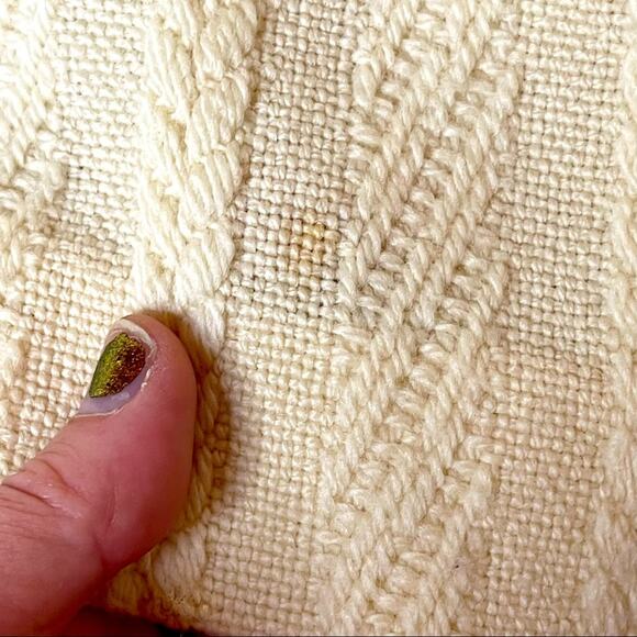 100% Merino Wool Zip Front Cardigan - Cream - Picture 7 of 7